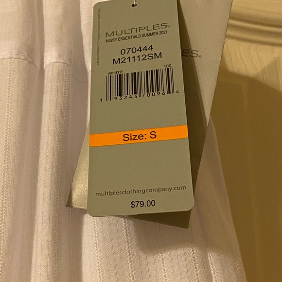 Multiples White Tiered A-line Maxi Skirt - Picture 2 of 7